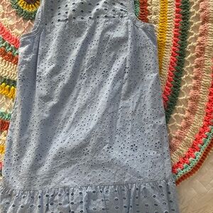 LOFT Blue Eyelet dress
